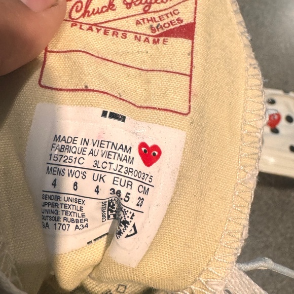 Comme des garçons with converse - Picture 4 of 5